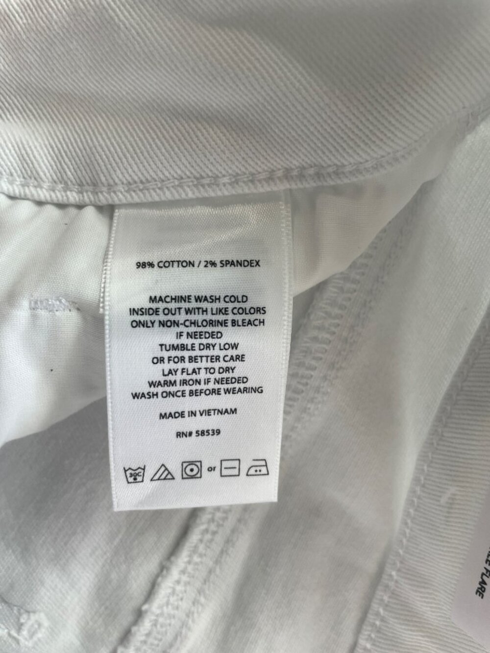 Kut From The Kloth Nikki Mid Rise Ankle Flare White Denim Jeans Wmn's Sz 2 NWT - Picture 11 of 14